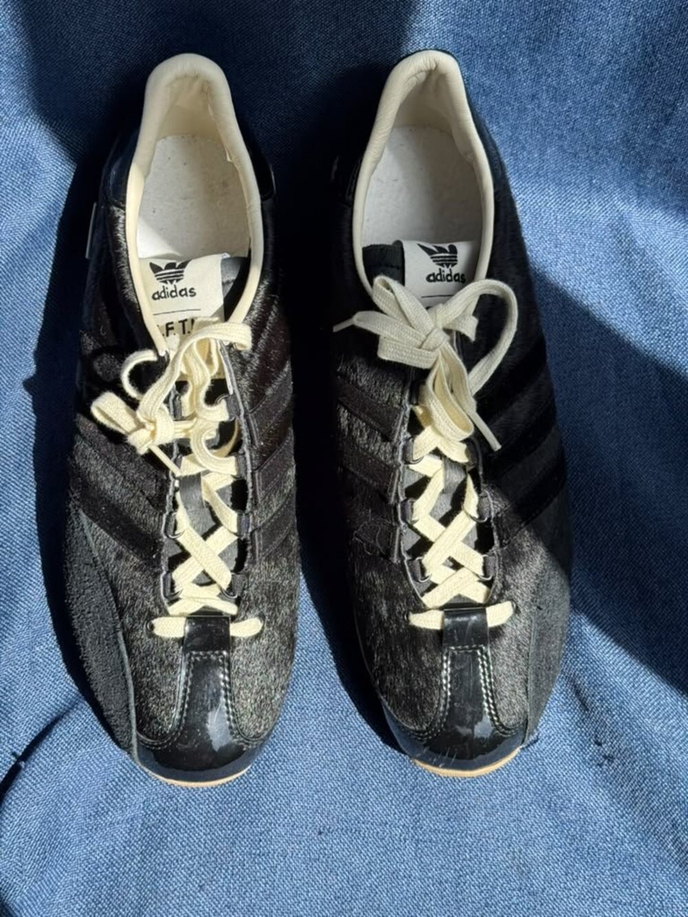 Adidas Country OG Song for the Mute Black Pony Hair Mens Size 11.5 JH9010